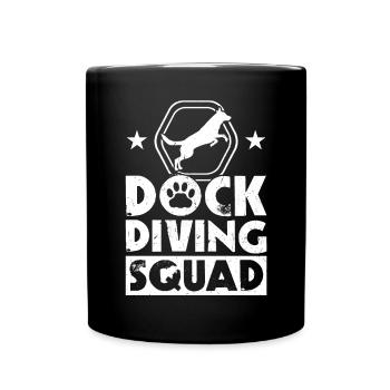 Dock dive squad - Full Colour Mug - black - Front