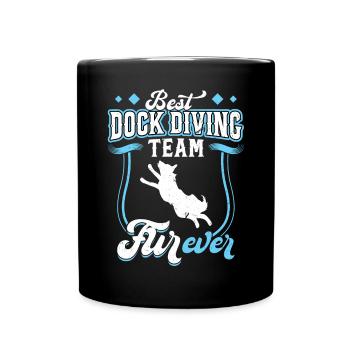 Best Dock Diving Team FURever - Full Colour Mug - black - Front