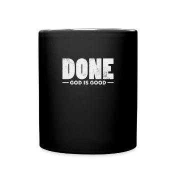 Krebs - Tasse einfarbig - Schwarz - Vorne
