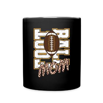 Football Maman Joueur de football américain Sports - Mug uni - noir - Devant