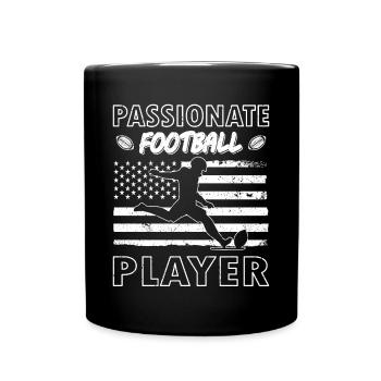 Football américain Passionné de football américain Sports - Mug uni - noir - Devant