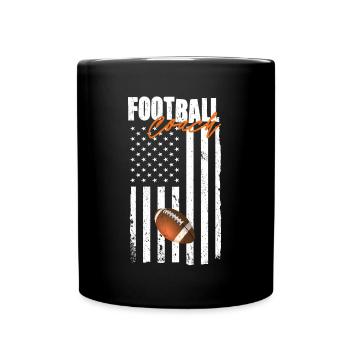 Entraîneur de football américain Joueur de football américain Sports - Mug uni - noir - Devant