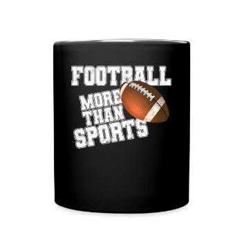 Le football plus que le sport Le football américain Le sport - Mug uni - noir - Devant