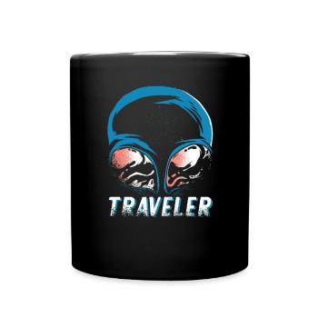 Musican Lover Headphones Just Music - Full Colour Mug - black - Front