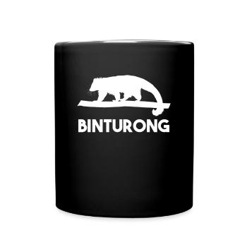 vintage Binturong - Tasse einfarbig - Schwarz - Vorne