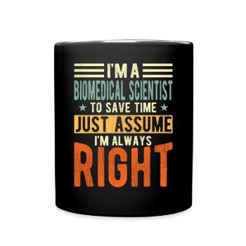 Biomedical Scientists - Full Colour Mug - black - Front