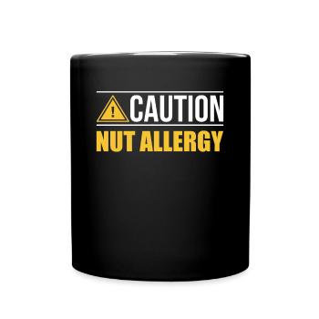 Coutain Nut Allergy Nuss Allergie Shirt - Full Colour Mug - black - Front