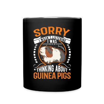 Guinea Pig Gift Guinea Pig - Full Colour Mug - black - Front