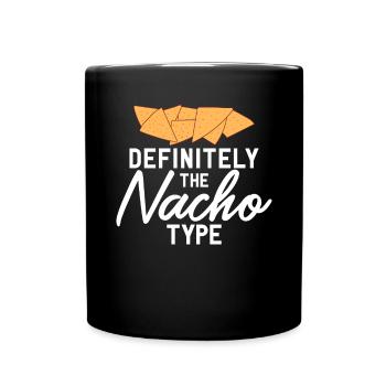 Nacho Lover Nacho Gift Mexican Food - Full Colour Mug - black - Front