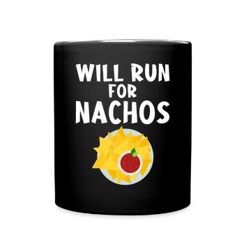 Nacho Lover Nacho Gift Mexican Food - Full Colour Mug - black - Front