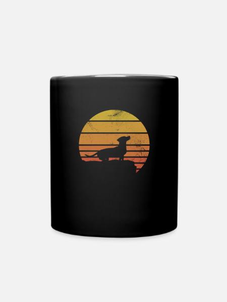 Teckel - Mug uni - noir