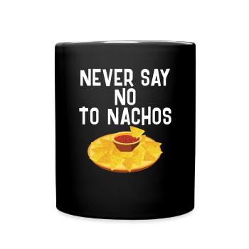 Nacho Lover Nacho Gift Mexican Food - Full Colour Mug - black - Front