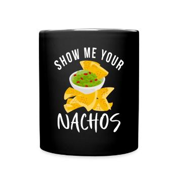 Nacho Lover Nacho Gift Mexican Food - Full Colour Mug - black - Front