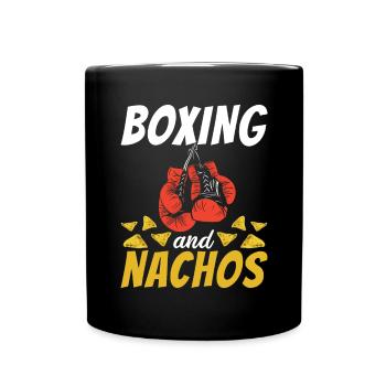 Nacho Lover Nacho Gift Mexican Food - Full Colour Mug - black - Front