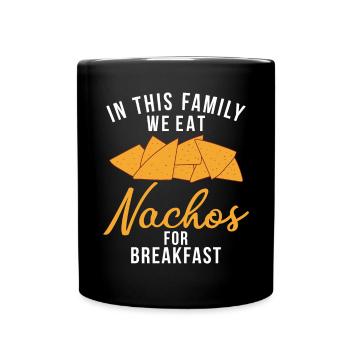 Nacho Lover Nacho Gift Mexican Food - Full Colour Mug - black - Front