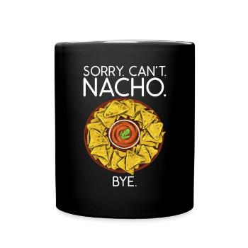 Nacho Lover Nacho Gift Mexican Food - Full Colour Mug - black - Front