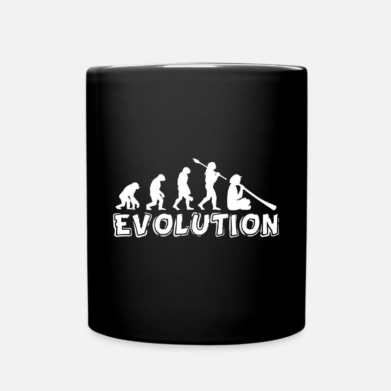 Musicien suisse Evolution Alphorn Musikinstrumen - Mug uni - noir