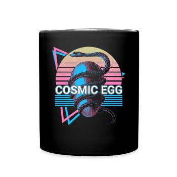Symbol of cosmic egg production World Egg R - Full Colour Mug - black - Front