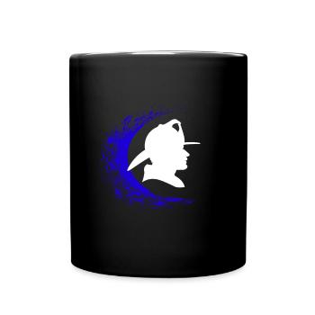Fireman - Full Colour Mug - black - Front