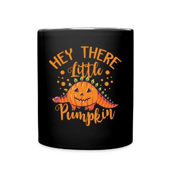 Citrouille de dinosaure Joyeux costume d’horreur d’Halloween D - Mug uni - noir - Devant