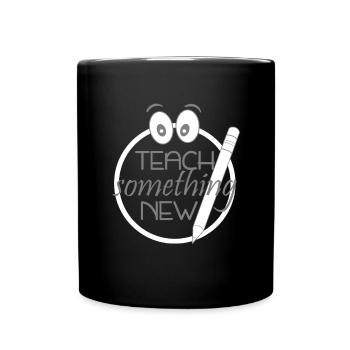 Enseignant - Mug uni - noir - Devant