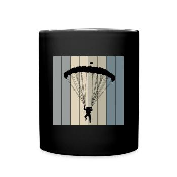 Skydiving - Full Colour Mug - black - Front