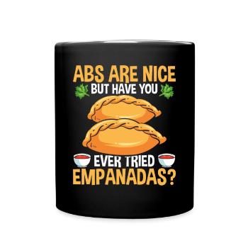 Empada Lover Abs sont sympas mais Empanadas Colombia - Mug uni - noir - Devant