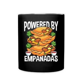 Empada Lover Powered by Empanadas Maker Colombia - Tasse einfarbig - Schwarz - Vorne