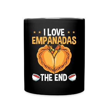 Empada Lover Empanadas Maker Colombia Food - Full Colour Mug - black - Front
