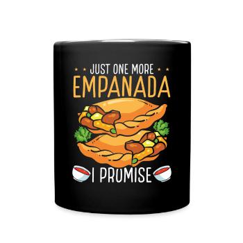 Empada Lover Just one more Empanadas Colombia - Tasse einfarbig - Schwarz - Vorne