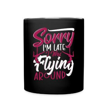 Aerial Silks Design Für Eine Luftakrobatin - Tasse einfarbig - Schwarz - Vorne