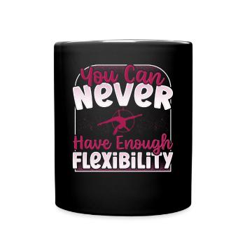 Aerial Silks Design Für Eine Luftakrobatin - Tasse einfarbig - Schwarz - Vorne