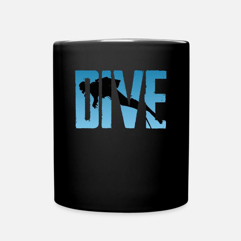 Plongée plongeuse - Mug uni - noir