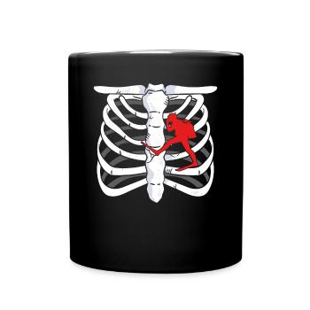 Lung of the diver - Full Colour Mug - black - Front