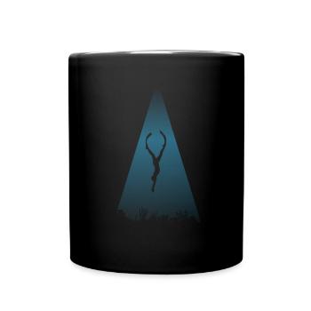 Les plongeurs plongent profondément - Mug uni - noir - Devant