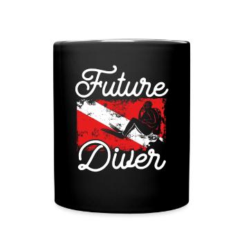 Future diver - Full Colour Mug - black - Front