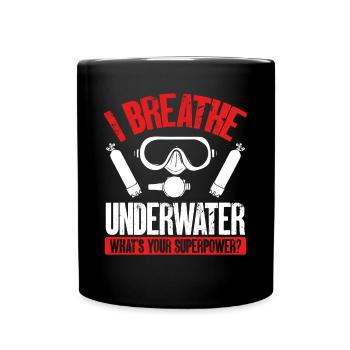 I underwater - Full Colour Mug - black - Front