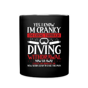 Yes, I know, I'm moody - Full Colour Mug - black - Front