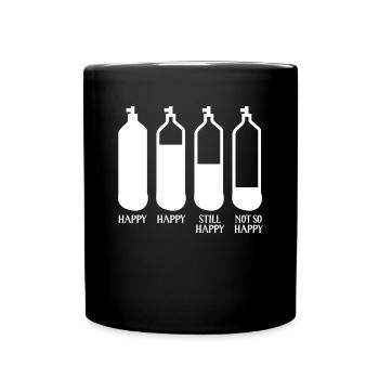 Have fun diving - Full Colour Mug - black - Front