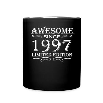 1997 - Born 1997 - Fantastic since 1997 - Full Colour Mug - black - Front