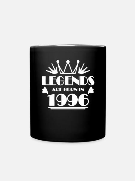 1996 - Jahrgang 1996 - Tasse einfarbig - Schwarz