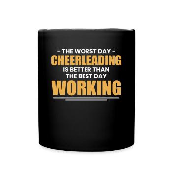Cheerleader Shirt Gift Team - Full Colour Mug - black - Front