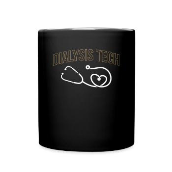 Dialysis Nurse Shirt - Full Colour Mug - black - Front