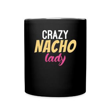 Nacho Lover Nacho Gift Mexican Food - Full Colour Mug - black - Front