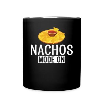 Nacho Lover Nacho Geschenk Mexikanisches Essen - Tasse einfarbig - Schwarz - Vorne