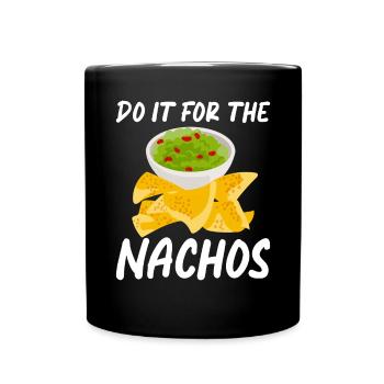 Nacho Lover Nacho Geschenk Mexikanisches Essen - Tasse einfarbig - Schwarz - Vorne