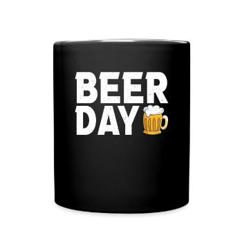 Beer Drinker Beer Gifts - Full Colour Mug - black - Front