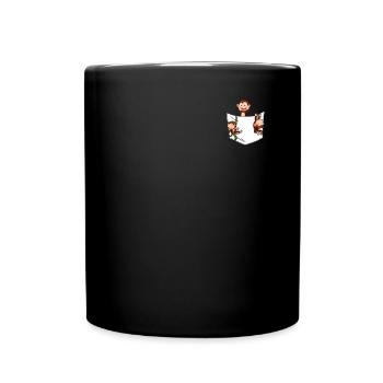 Orangutan Monkey Lover - Monkeys Pocket - Full Colour Mug - black - Front