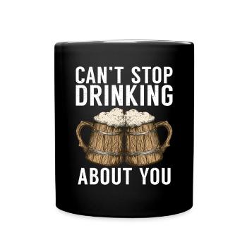 Beer Drinker Beer Gifts - Full Colour Mug - black - Front
