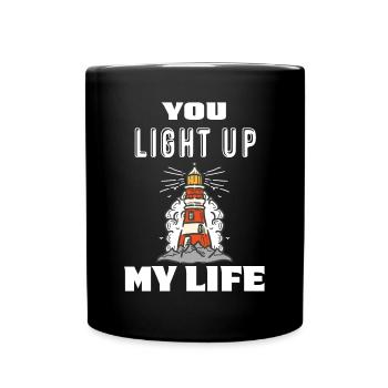 Phare Hope Ancre Mer Océan Capitaine Nauti - Mug uni - noir - Devant